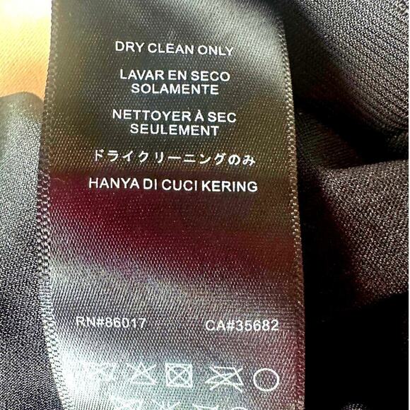 Bebe Bodycon Black Dress with Nude/Lace Insets and Back Cutouts EUC - Picture 6 of 7